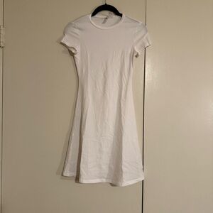H&M White T shirt Dress